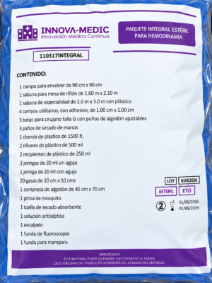 Bulto Quirurgico Desechable Para Hemodinamia Innovamedic - Bultos quirúrgicos Desechables