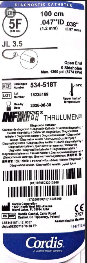 Cateter Diagnostico Cordis