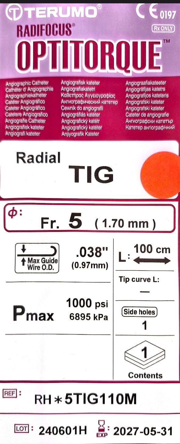 Cateter Tig Terumo