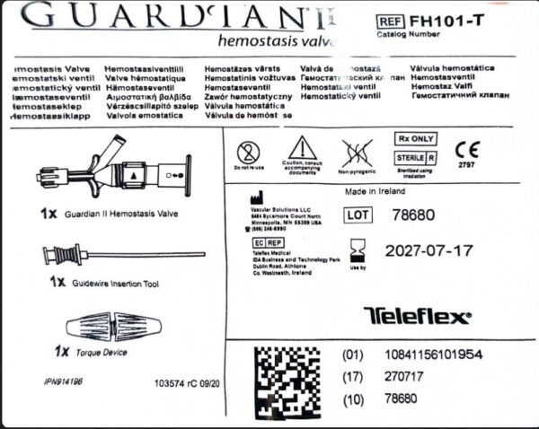 Llave Hemostatica Guardian Teleflex