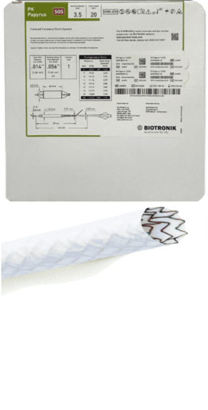 Stent Coronario Recubierto Papyrus SOS Biotronik