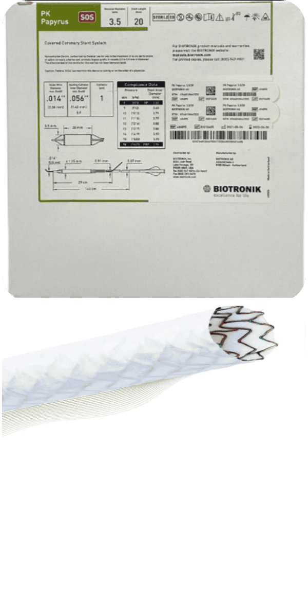 Stent Coronario Recubierto Papyrus SOS Biotronik